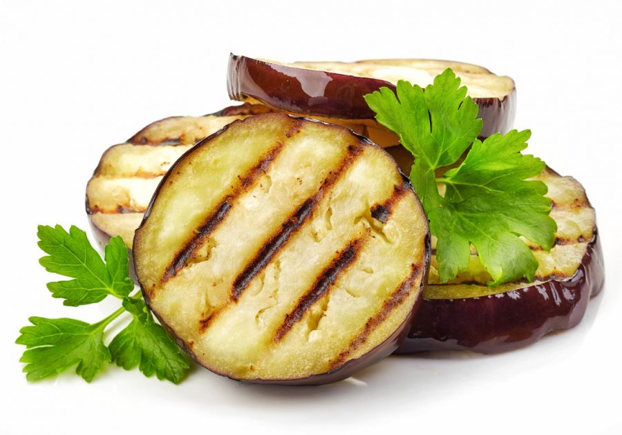 Grilled Aubergines